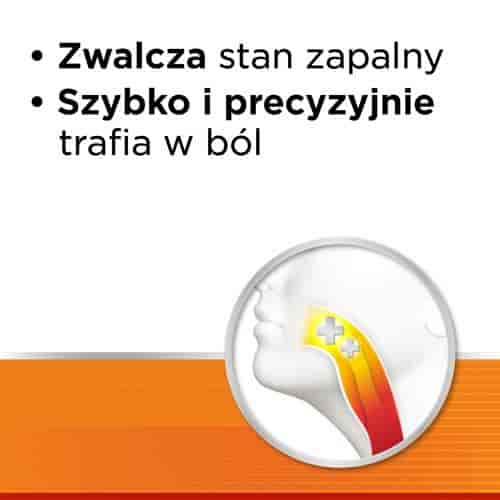 Strepsils Intensive bez cukru pomarańczowy