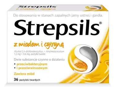 Strepsils z miodem i cytryną