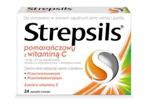 Strepsils pomarańczowy z witaminą C