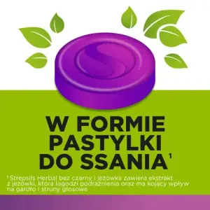 Strepsils Herbal czarny bez i jeżówka