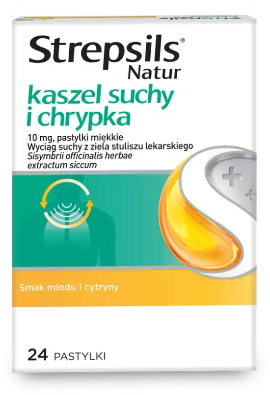 Strepsils Natur kaszel suchy i chrypka