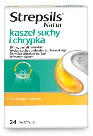 Strepsils Natur kaszel suchy i chrypka