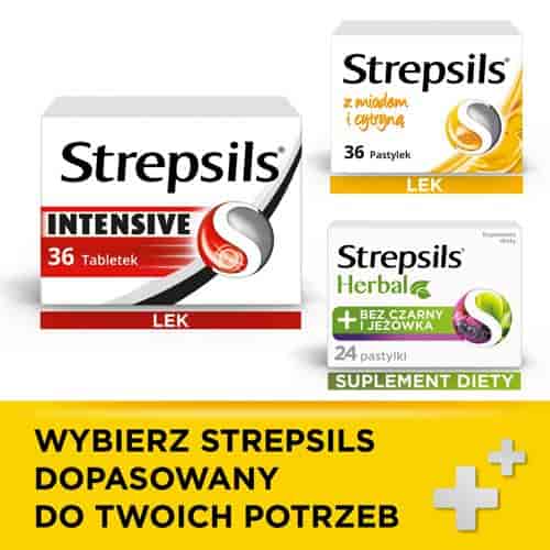 Strepsils z miodem i cytryną